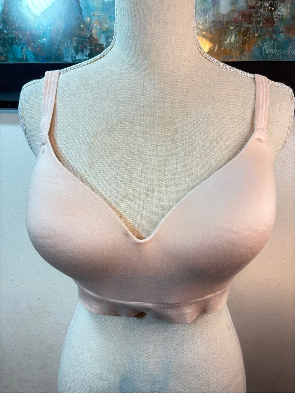 Hanes Light Blush Seamless Comfort Bralette